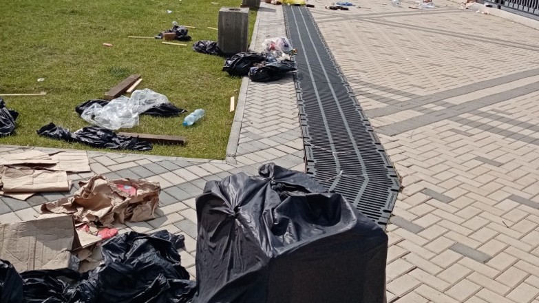 После празднования Дня города из Нижегородского района вывезли 90 кубометров мусора