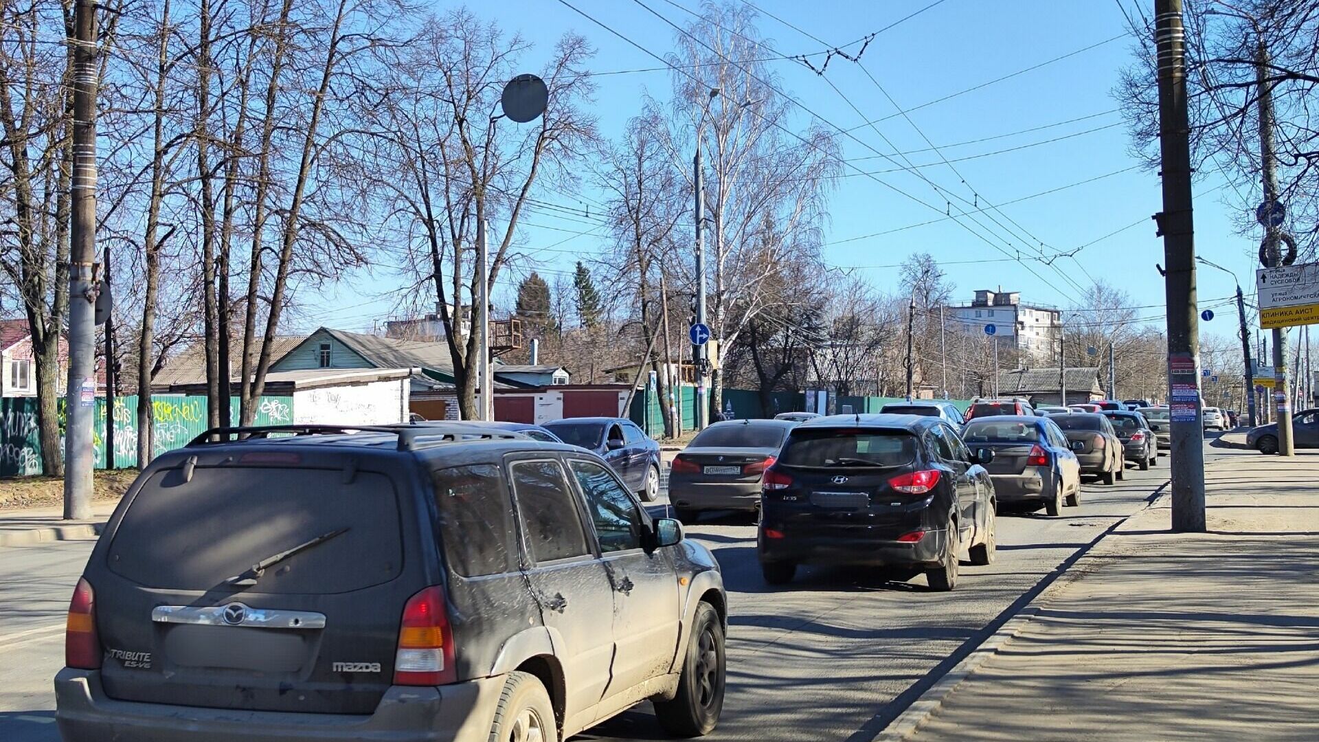 Водители подрались в пробке на выезде из Нижнего Новгорода